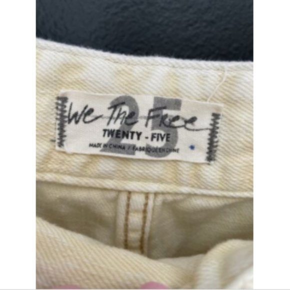 Free People Boho High Waisted Crop PLEATEDPANTS 25 - Picture 5 of 6